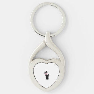 Porte-clés Chat Atomique avec chatte rose Chatte Fille Nettoy