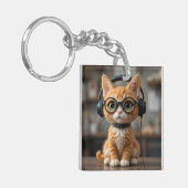 Porte-clés Chat au gingembre (Devant gauche)