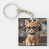 Porte-clés Chat au gingembre (Devant)