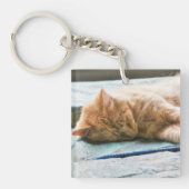 Porte-clés Chat au gingembre Longhé (Devant)