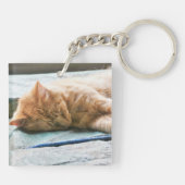 Porte-clés Chat au gingembre Longhé (Dos)