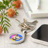 Porte-clés Chat aux yeux saisissants (Côté )