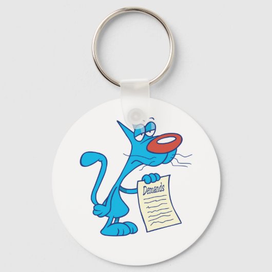 Porte-clés Chat avec demande Porte - clé (Recto)