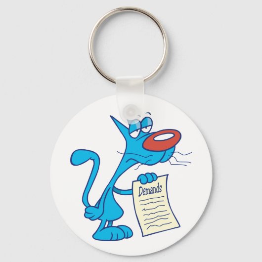 Porte-clés Chat avec demande Porte - clé (Verso)