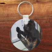 Porte-clés Chat avec PC (Recto)