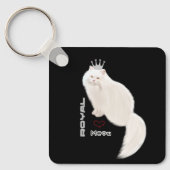 Porte-clés Chat blanc (Recto)