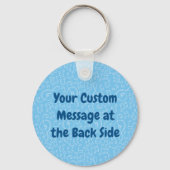 Porte-clés Chat Bleu avec Violon (Verso)