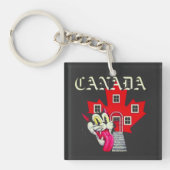 PORTE-CLÉS CHAT CANADIEN VINTAGE (Devant)