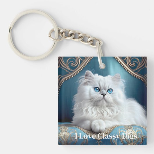 Porte-clés Chat classique (Devant)