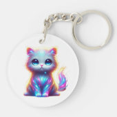 Porte-clés Chat coloré délice (Dos)