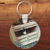 Porte-clés Chat Cool (Recto)
