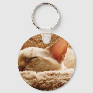 Porte-clés Chat couché