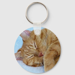 Porte-clés Chat couché
