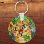 Porte-clés Chat dans le masquage (Recto)