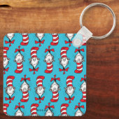 Porte-clés Chat Dans Le Motif Casquette (Verso)