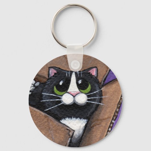 Porte-clés Chat dans un Porte - clé (Recto)