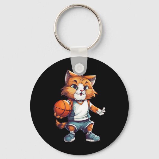Porte-clés Chat de basket (Recto)