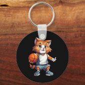Porte-clés Chat de basket (Recto)