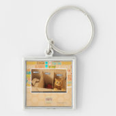 Porte-clés Chat de blanchisserie (Devant)