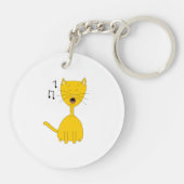 Porte-clés Chat de chant (Dos)