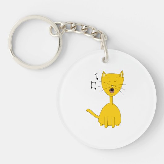 Porte-clés Chat de chant (Devant)