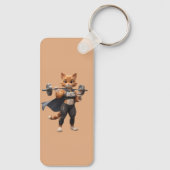 Porte-clés Chat de Gym Fort (Verso)