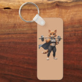 Porte-clés Chat de Gym Fort (Recto)