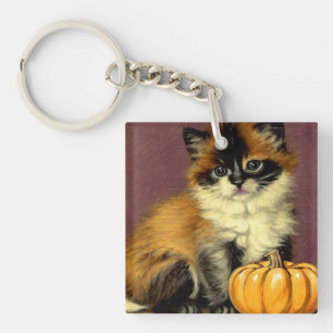 Porte-clés Chat de Halloween Ragdoll vintage