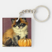 Porte-clés Chat de Halloween Ragdoll vintage (Dos)