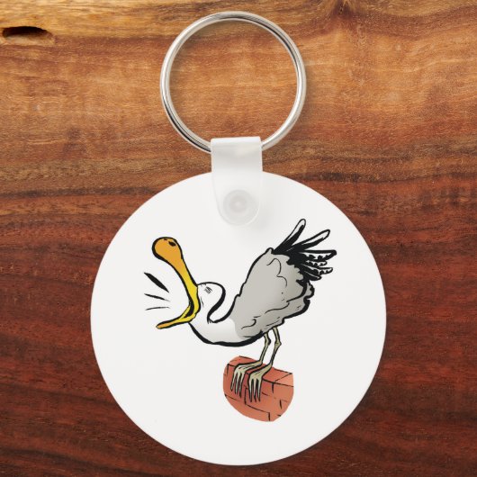 Porte-clés Chat de mouette (Recto)