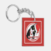 Porte-clés Chat de Noël (Devant gauche)