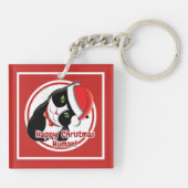 Porte-clés Chat de Noël (Dos)