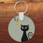 Porte-clés Chat de pêche (Recto)