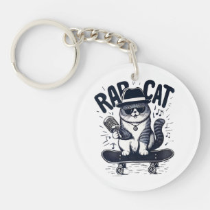 Porte-clés Chat de rap Harmonie