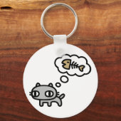 Porte-clés Chat de rêve (Recto)