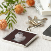 Porte-clés Chat de Siamese avec les yeux bleus (Côté)