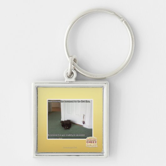 Porte-clés Chat de sous-sol, légèrement désorienté (Devant)