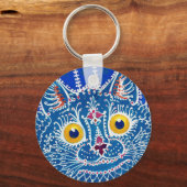 Porte-clés Chat de style gothique, Louis Wain (Recto)