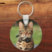 Porte-clés Chat de tigre du Bengale (Recto)