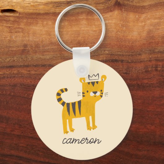 Porte-clés Chat de tigre sauvage (Verso)