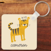 Porte-clés Chat de tigre sauvage (Verso)