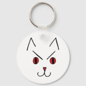 Porte-clés Chat démon en colère (Verso)