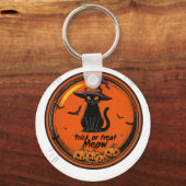 Porte-clés Chat d'Halloween (Recto)