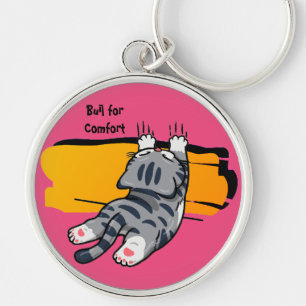 Porte-clés Chat Drôle, Chat Gras, Script Drôle, Moderne Tenda