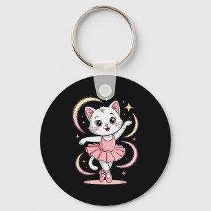 Porte-clés Chat Drôle Tutu Danse de Ballet Ballet