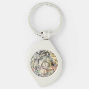 Porte-clés Chat du Cheshire Alice au Pays des Merveilles Clas