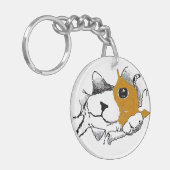 Porte-clés chat du porte - clé de sac (Devant gauche)