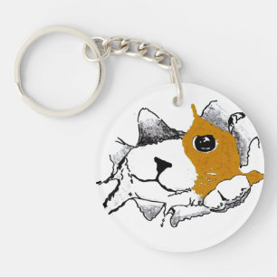 Porte-clés chat du porte - clé de sac