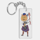 Porte-clés Chat écossais Bagpipe Louis Wain (Devant gauche)