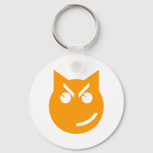 Porte-clés Chat Emoji au sourire